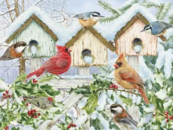 Puzzle 275 el. XL Zimowy ptaków śpiew