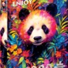 Puzzle 1000 el. Zabawna panda