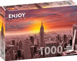 Puzzle 1000 el. Zachód słońca / Nowy Jork / USA