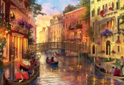 Puzzle 1500 el. Zachód słońca w Wenecji