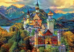 Puzzle 1000 el. Zamek Neuschwanstein / Niemcy