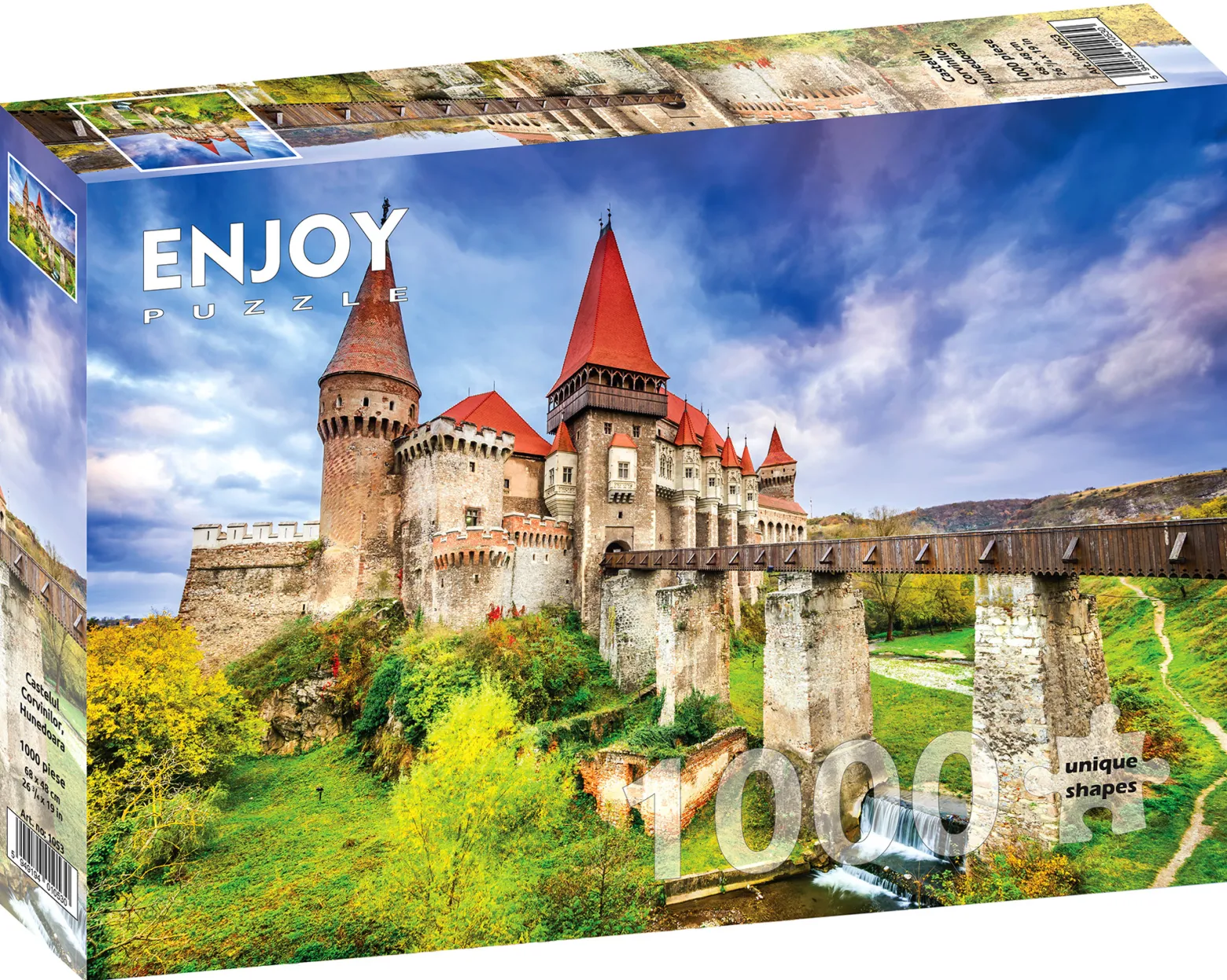 Puzzle 1000 el. Zamek w Hunedoarze / Siedmiogród / Rumunia