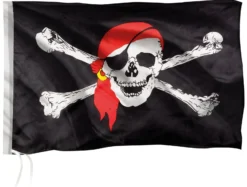 Puzzle 100 el. Zatoka piratów + flaga