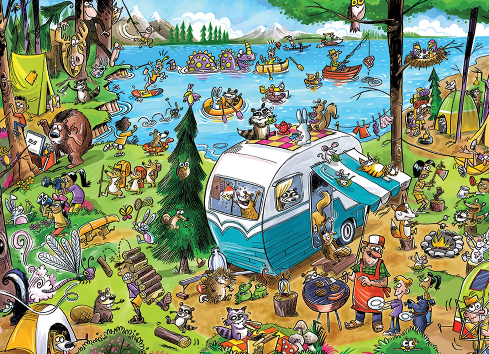 Puzzle 350 el. Zew natury