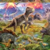 Puzzle 500 el. Zgromadzenie dinozaurów