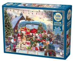 Puzzle 500 el. Zimowa przejażdżka