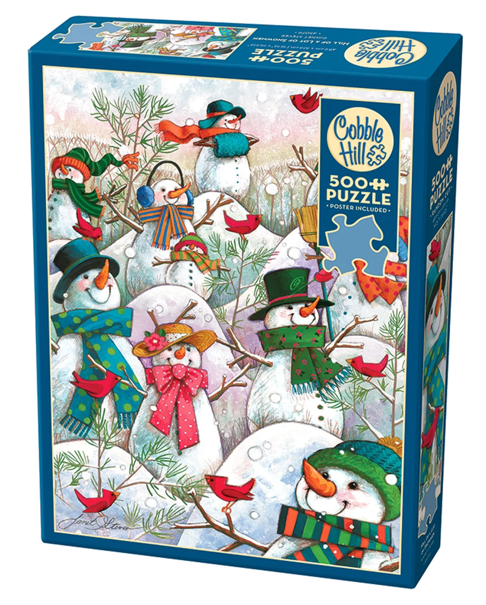 Puzzle 500 el. Zlot bałwanów