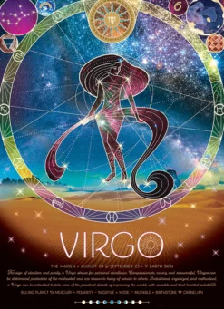 Puzzle 500 el. Znaki zodiaku: Panna