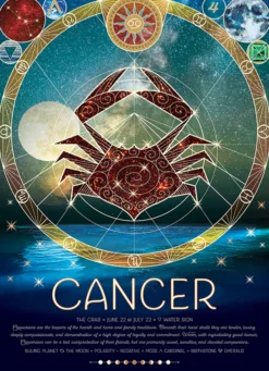 Puzzle 500 el. Znaki zodiaku: Rak