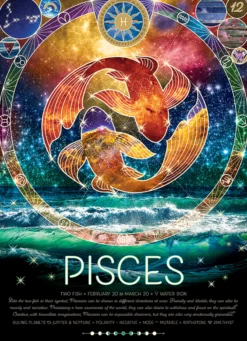 Puzzle 500 el. Znaki zodiaku: Ryby