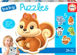 Puzzle 3-5 el. Zwierzęta