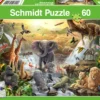 Puzzle 60 el. Zwierzęta Afryki