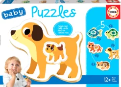 Puzzle 2-4 el. Zwierzęta domowe