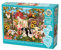 Puzzle 350 el. Zwierzęta z farmy