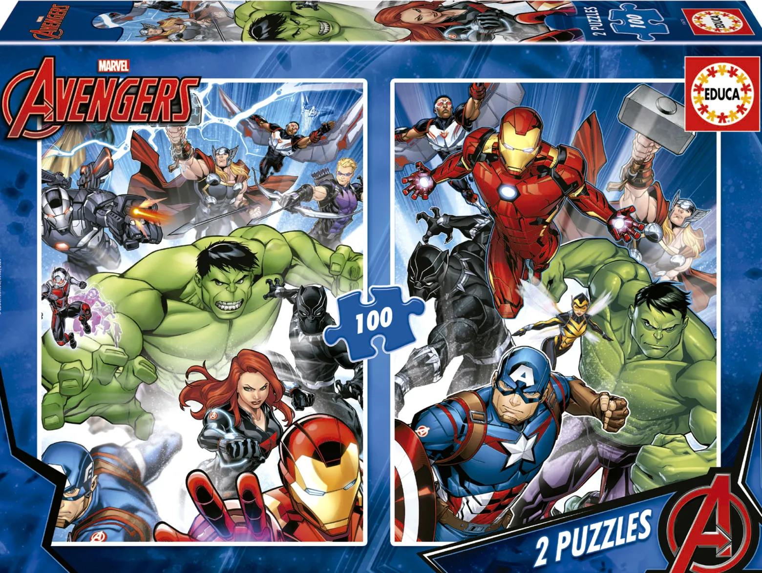 Puzzle 2 x 100 el. Avengers
