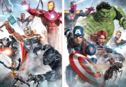 Puzzle 2 x 500 el. Avengers