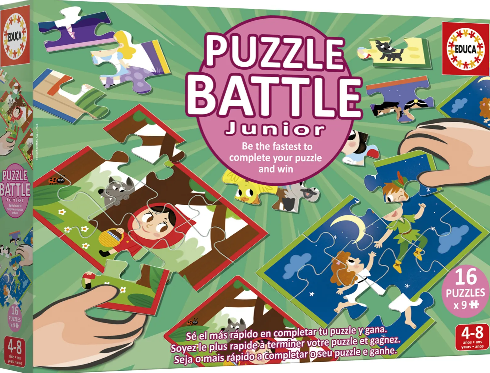 Puzzle 16 x 9 el. Bajki