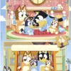 Puzzle 2 x 16 el. Blue (drewniane)