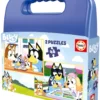 Puzzle 2 x 48 el. Blue (walizka)