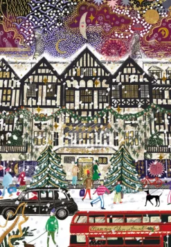 Puzzle 3 x 500 el. Boże Narodzenie w Londynie