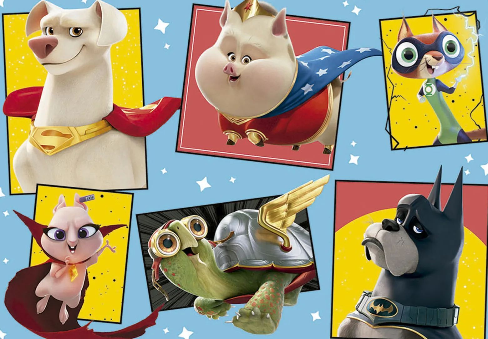 Puzzle 2 x 100 el. DC Liga Super Pets