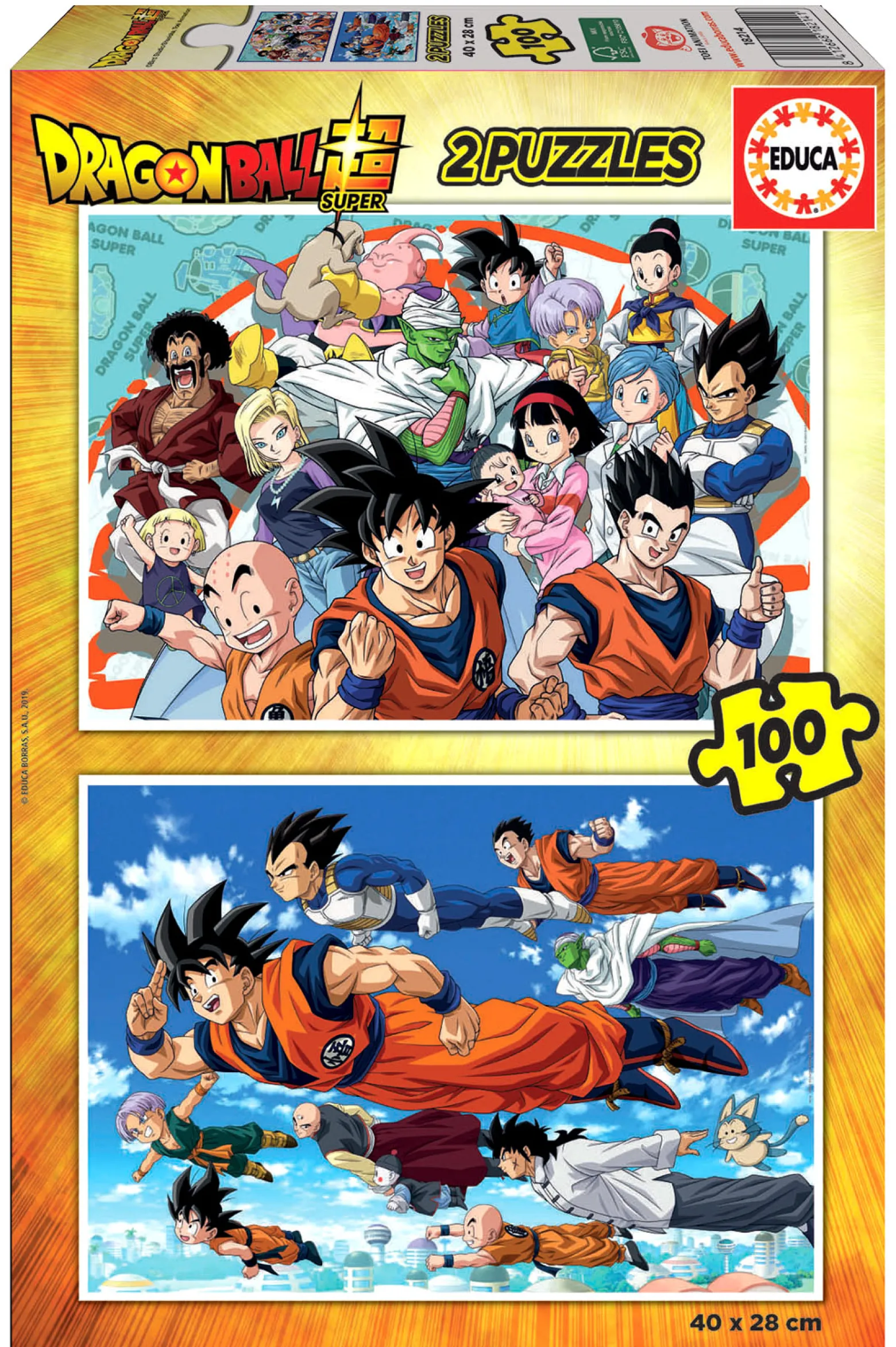 Puzzle 2 x 100 el. Dragon Ball Super