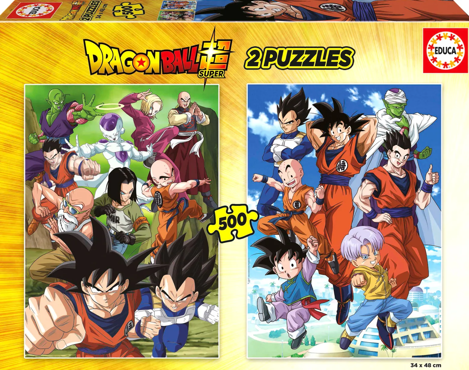 Puzzle 2 x 500 el. Dragon Ball Super