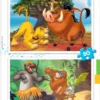 Puzzle 2 x 20 el. Król Lew / Księga dżungli