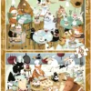 Puzzle 2 x 48 el. Leśne opowieści