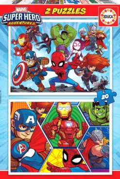 Puzzle 2 x 20 el. Marvel Super Hero Adventures