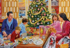 Puzzle 4 x 500 el. Niezapomniane święta Bożego Narodzenia