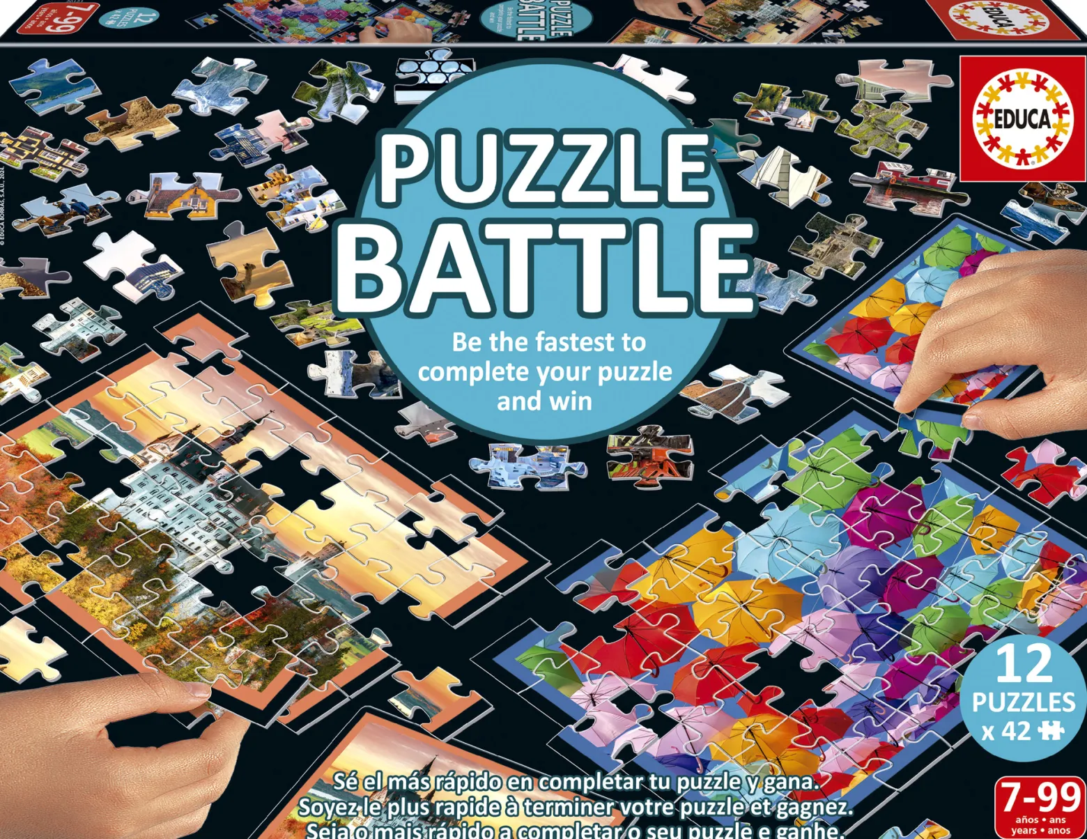 Puzzle 12 x 42 el. Podróże