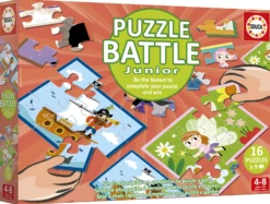 Puzzle 16 x 9 el. Postacie z baśni