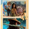 Puzzle 2 x 50 el. Raya i ostatni smok (drewniane)