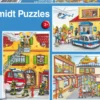 Puzzle 3 x 24 el. Służby ratownicze