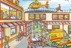 Puzzle 3 x 24 el. Służby ratownicze