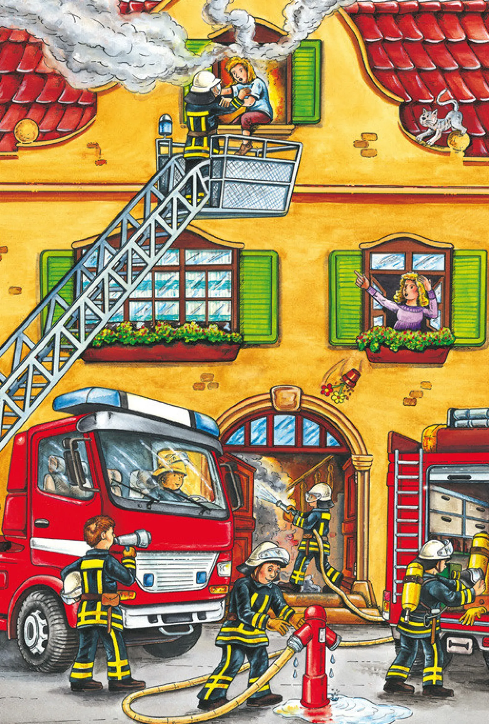 Puzzle 3 x 24 el. Służby ratownicze