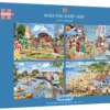 Puzzle 4 x 500 el. Szkoda, że Cię tu nie ma