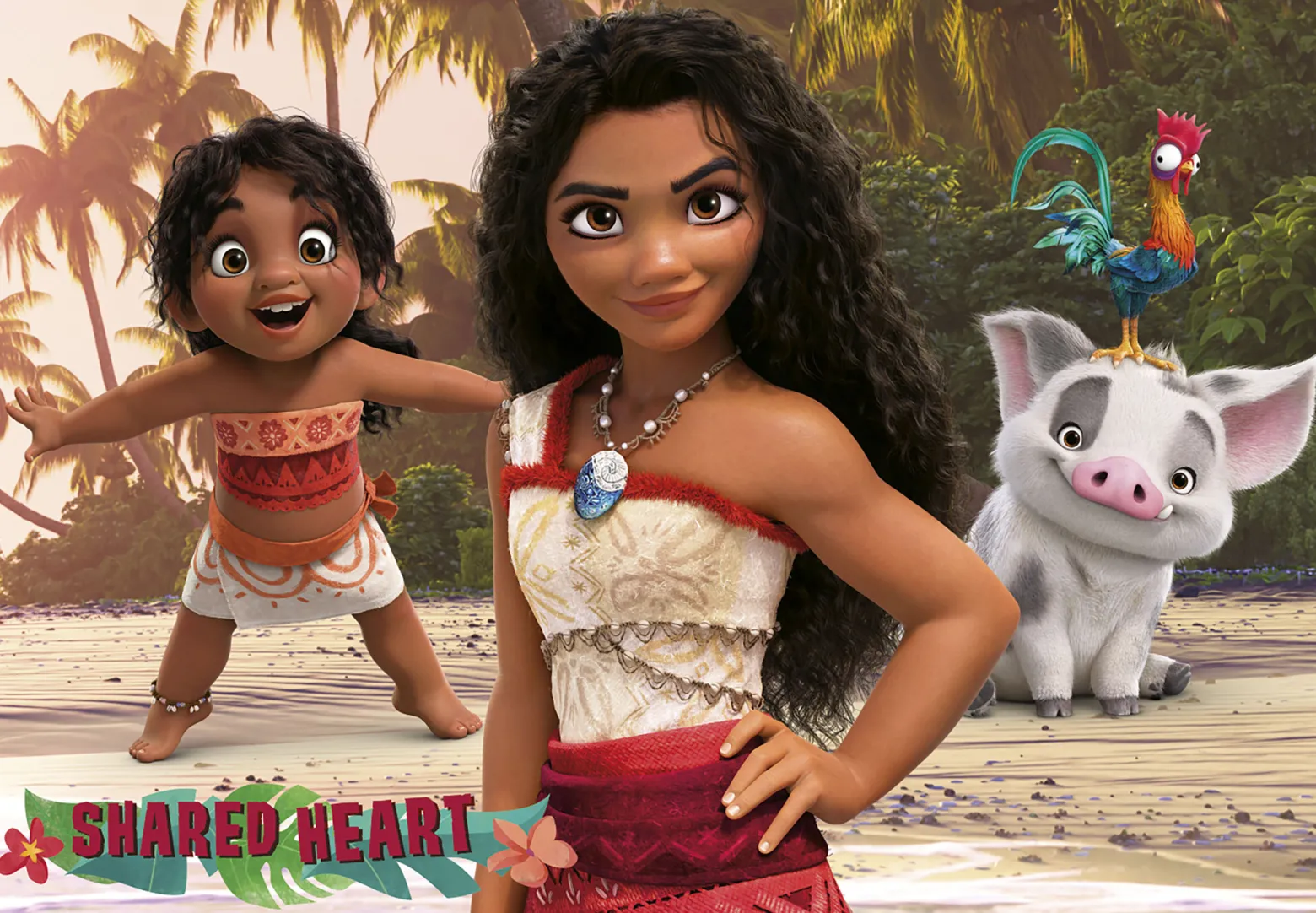 Puzzle 2 x 100 el. Vaiana 2
