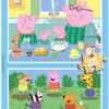 Puzzle 2 x 25 el. Świnka Peppa (drewniane)