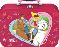 Puzzle 2 x 100 el. + 2 x 150 el. W WALIZCE - Bibi & Tina