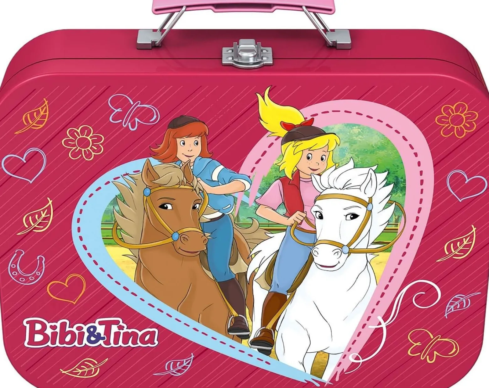 Puzzle 2 x 100 el. + 2 x 150 el. W WALIZCE - Bibi & Tina