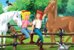 Puzzle 2 x 100 el. + 2 x 150 el. W WALIZCE - Bibi & Tina