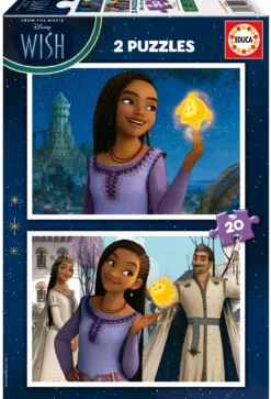 Puzzle 2 x 20 el. Życzenie