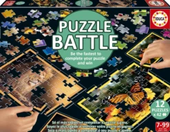 Puzzle 12 x 42 el. Zwierzęta