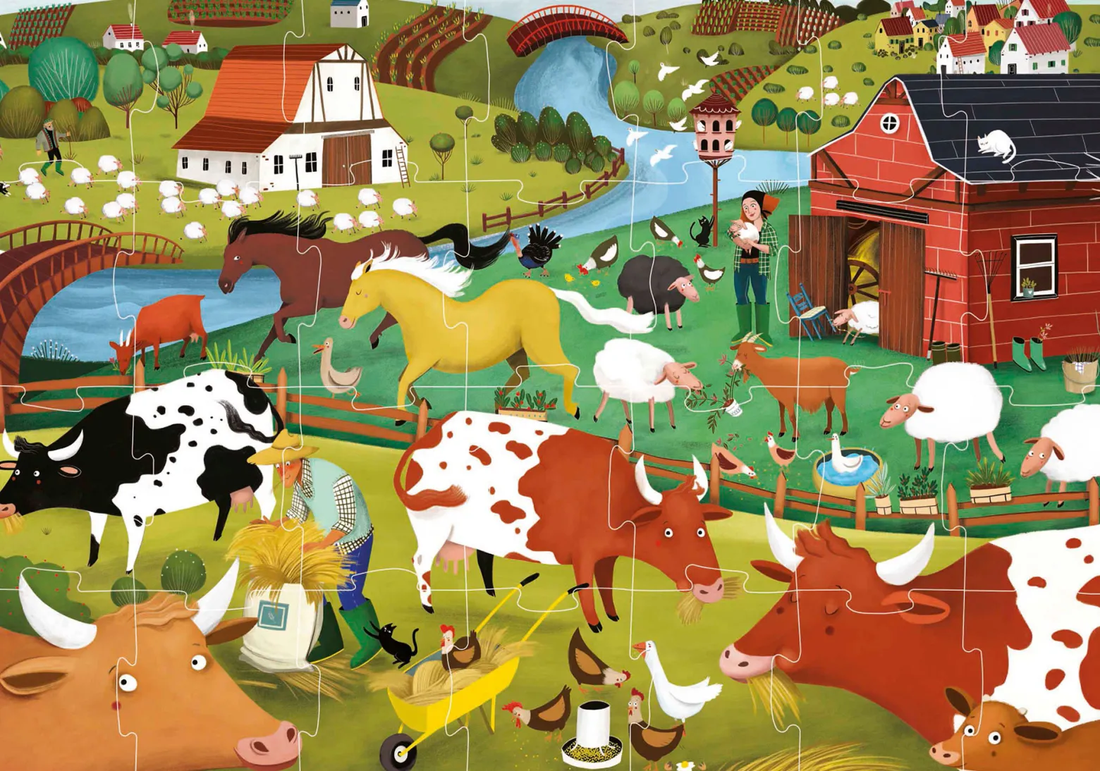 Puzzle XL 28 el. Farma