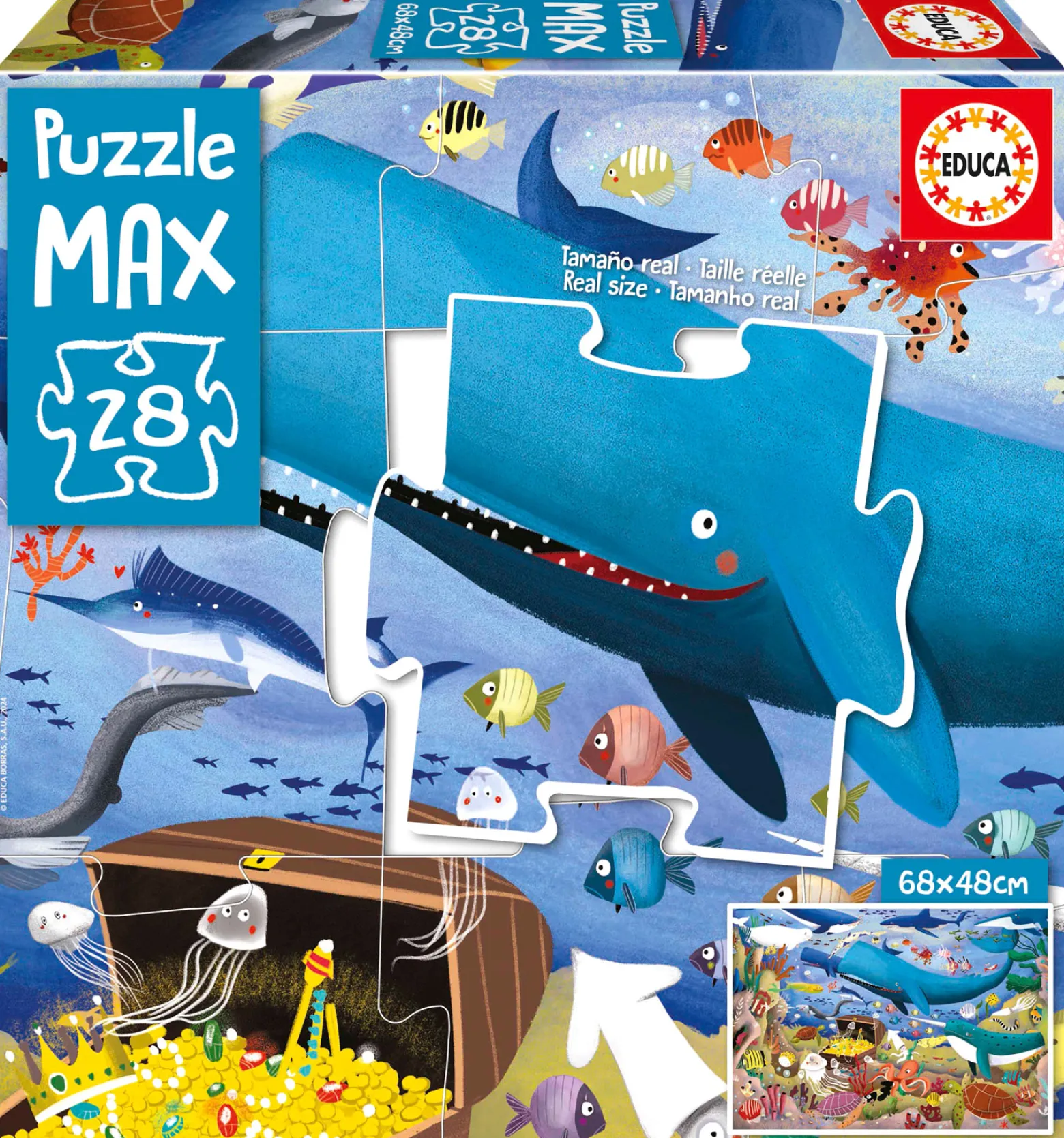 Puzzle XL 28 el. Podwodne zwierzęta