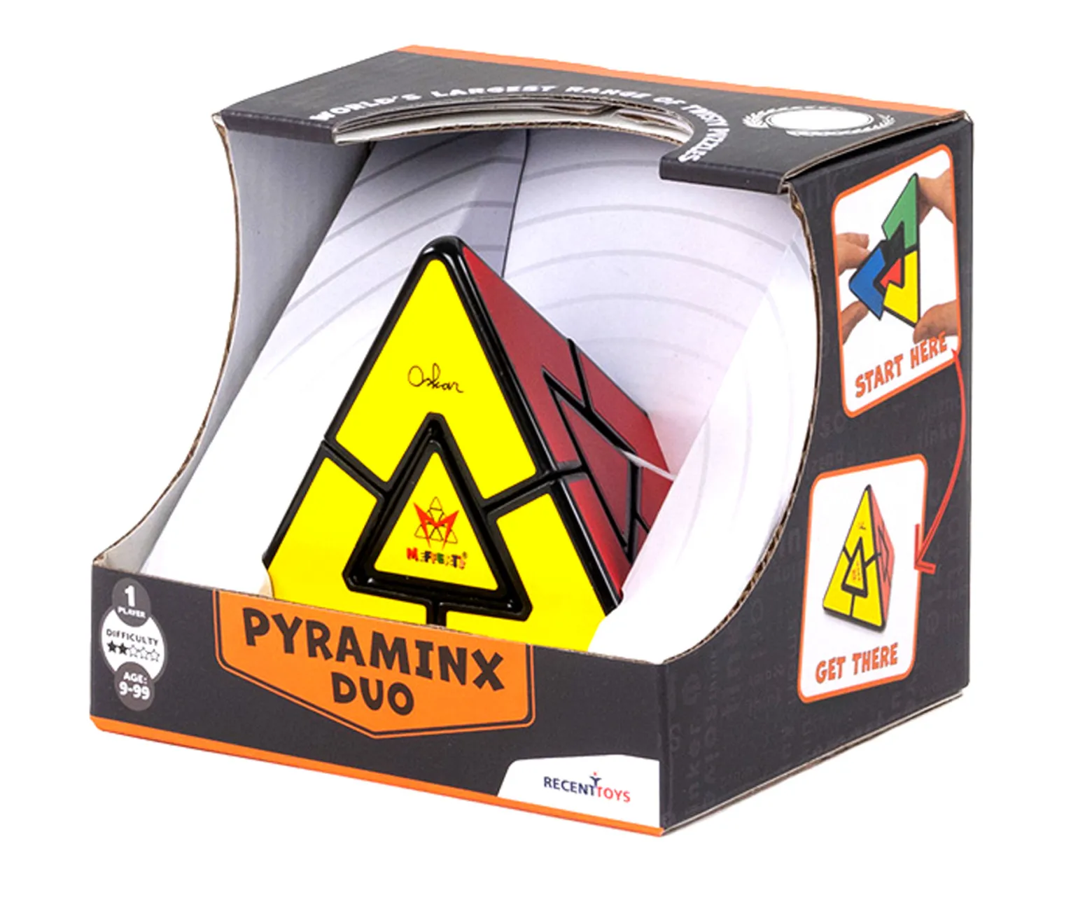 Pyraminx Duo - łamigłówka Recent Toys - poziom 2/5
