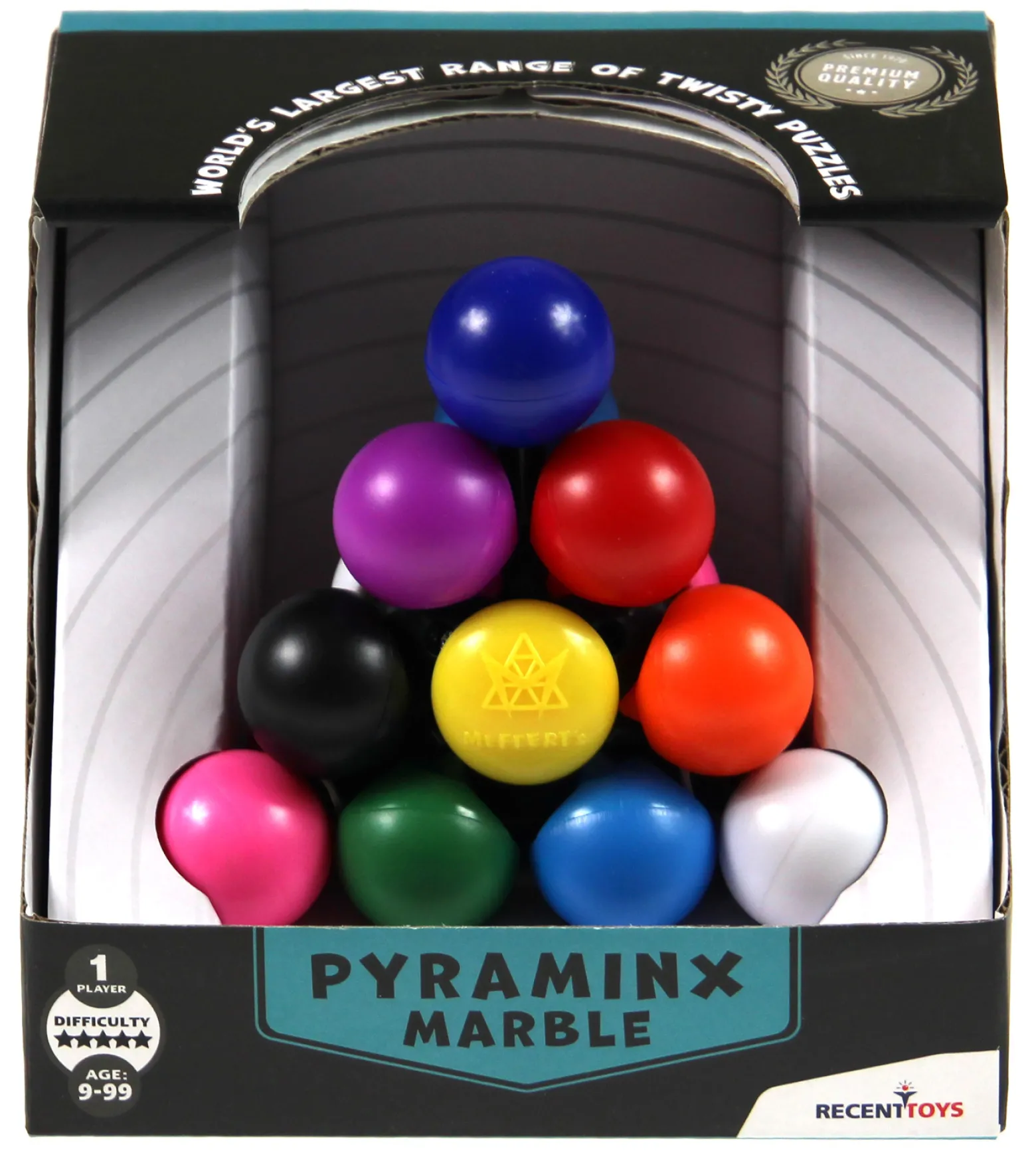 Pyraminx Marble - łamigłówka Recent Toys - poziom 5/5