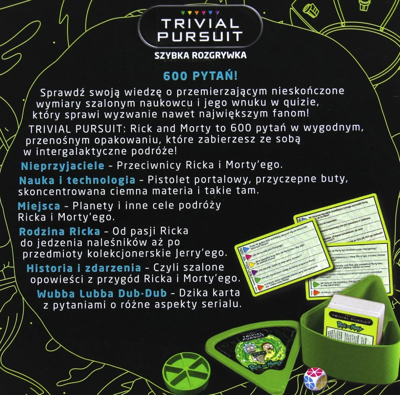 Quiz Rick i Morty - Trivial Pursuit